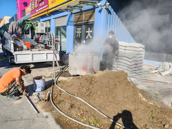 槐荫顶管注浆加固